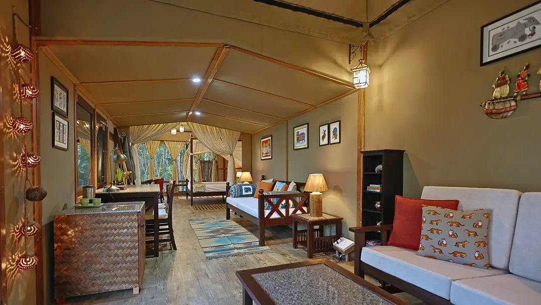 The sitting room of the King's Tent